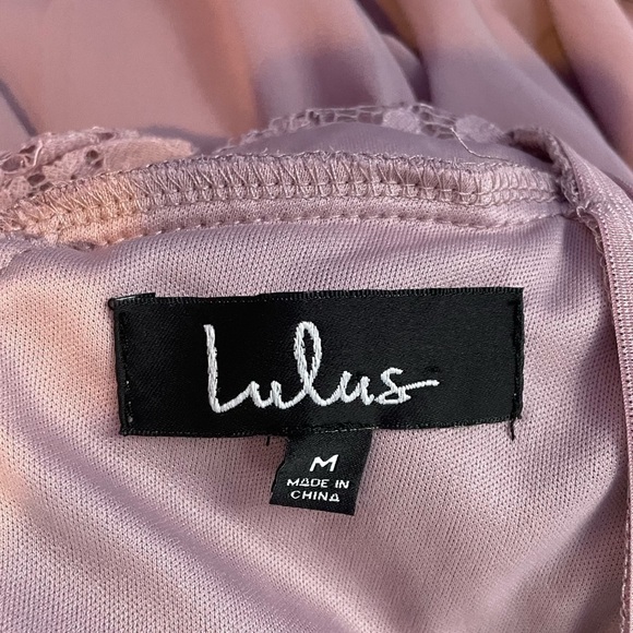 Lulus Love‎ Spell Lace-Back Maxi Dress in Dusty Lavender Size Medium - Picture 5 of 8